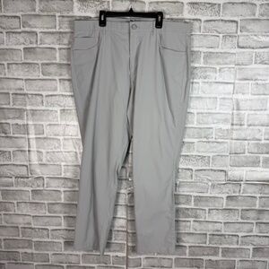 Puma Jackpot 5 Pocket Light Gray Performance Stretch Golf Pants Mens 36 x 30